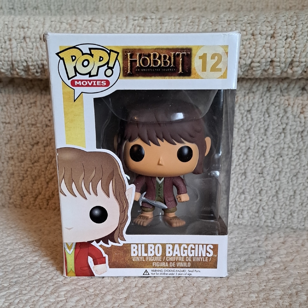 Bilbo Baggins Funko Pop! Movies #12 The Hobbit An Unexpected Journey.